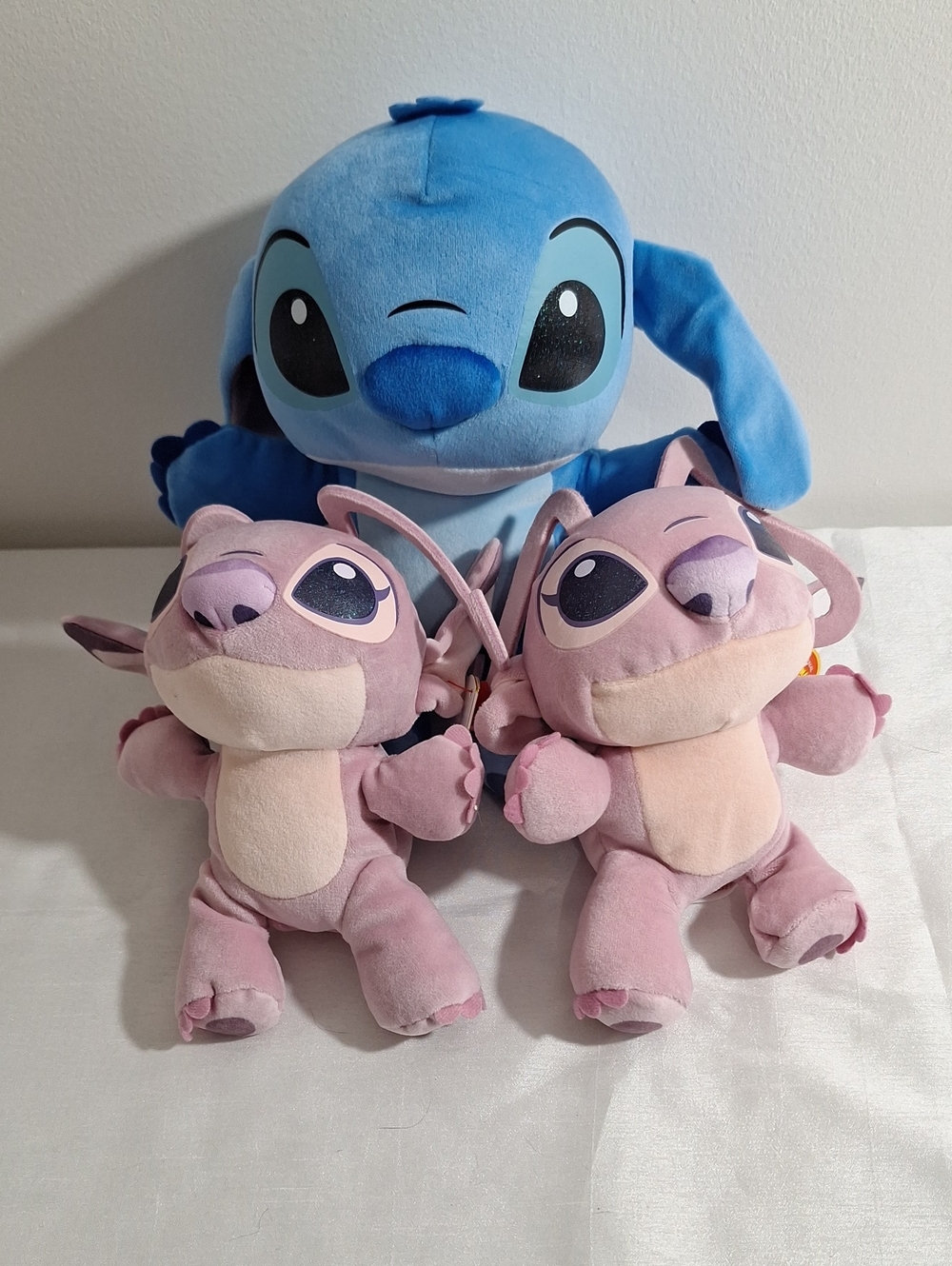 TY Stitch Plushies Set Of 3